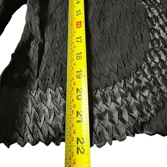 Jerry T New York Textured Open Front Jacket – Size 1X - Picture 5 of 5